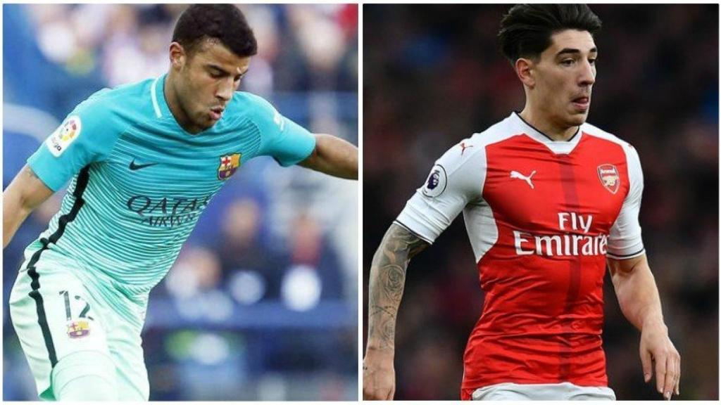 Rafinha y Bellerín podrían cambiarse los papeles