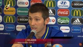 Celades, seleccionador sub21. Foto: sefutbol.com