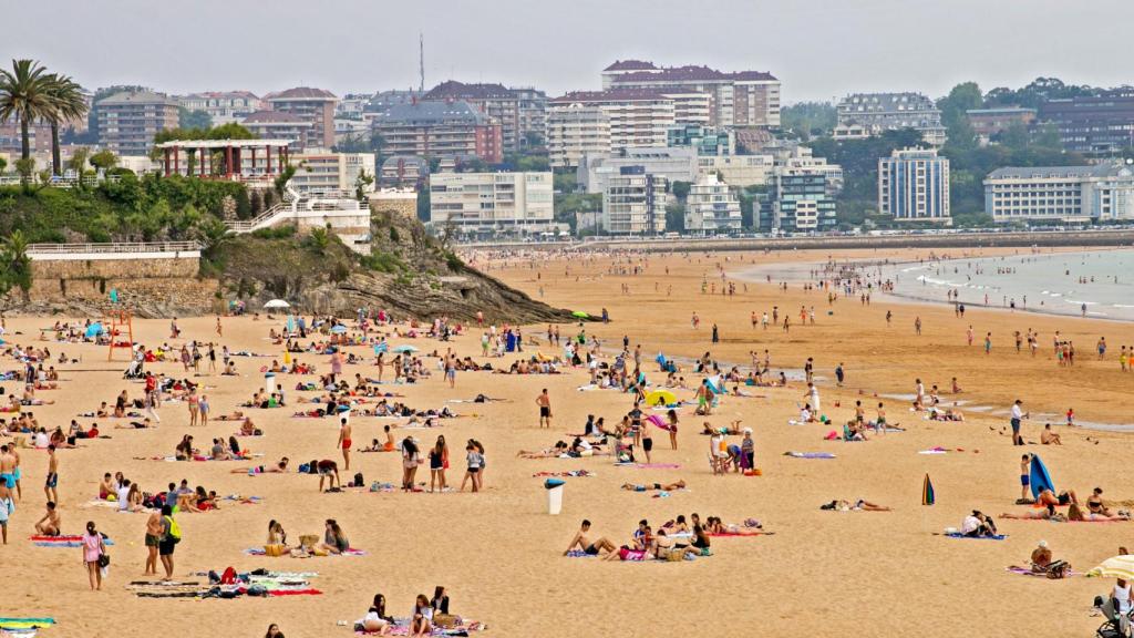 Playa del Sardinero, Santander.