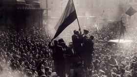Proclamación de la II República en Madrid el 14 de abril de 1931.