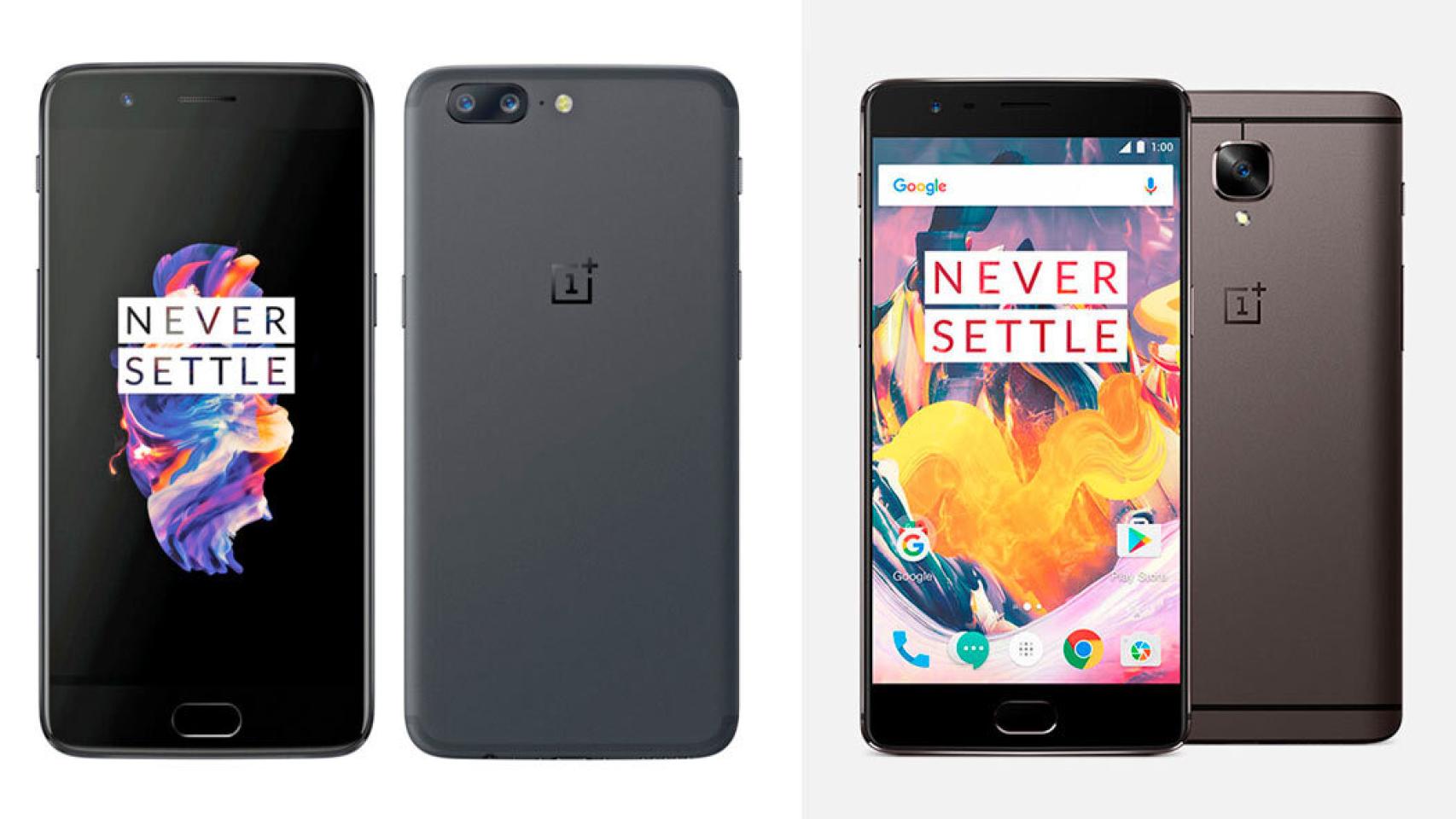 OnePlus 5 contra el OnePlus 3T, así evoluciona el mejor móvil chino