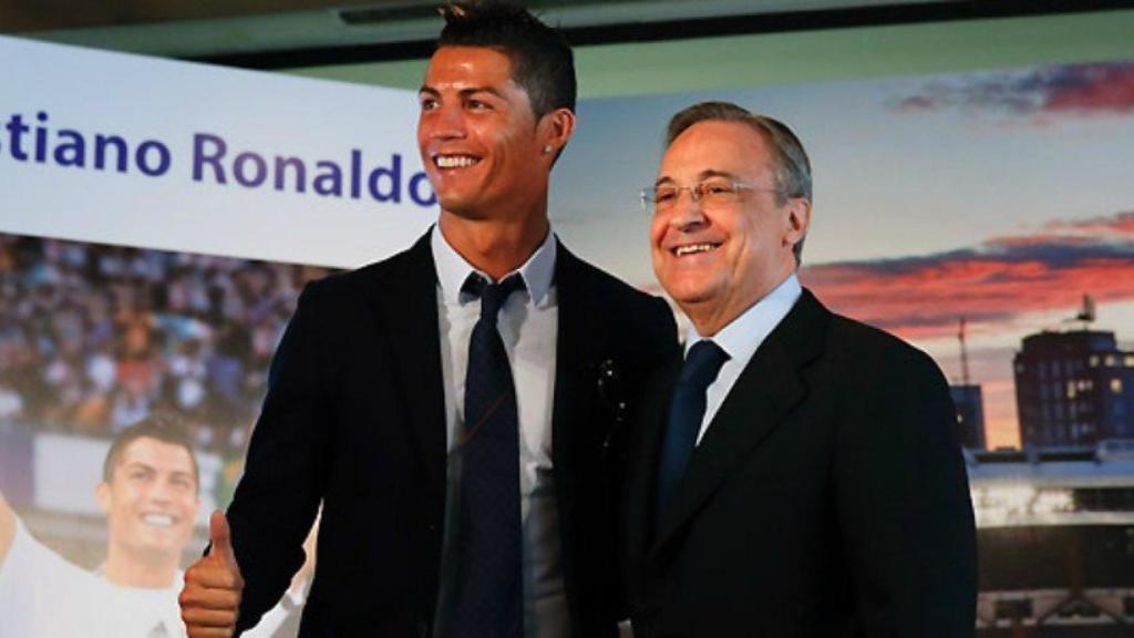 Florentino Pérez y Cristiano Ronaldo