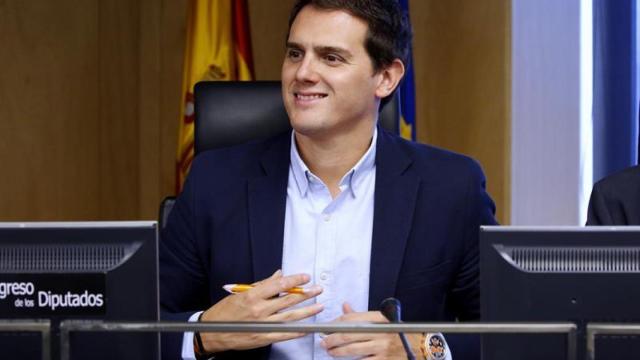 Albert Rivera este martes en el Congreso.