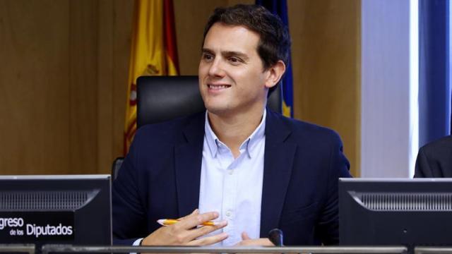 Albert Rivera este martes en el Congreso.