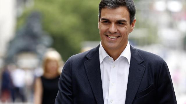 Pedro Sánchez, a su llegada al Congreso de los Diputados, este martes.