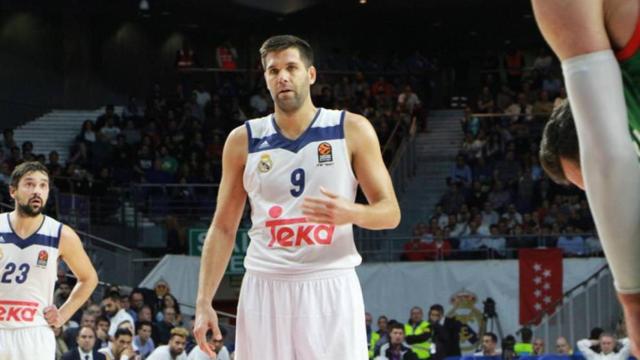 Felipe Reyes, tras un partido de ACB