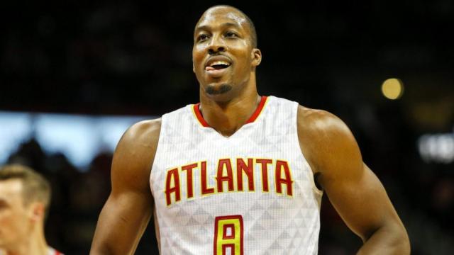 Dwight Howard durante un partido de esta temporada con los Atlanta Hawks