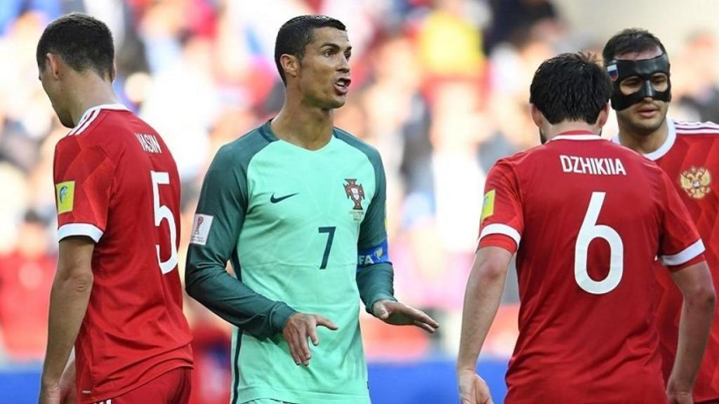 Cristiano Ronaldo ante Rusia. Foto: fifa.com