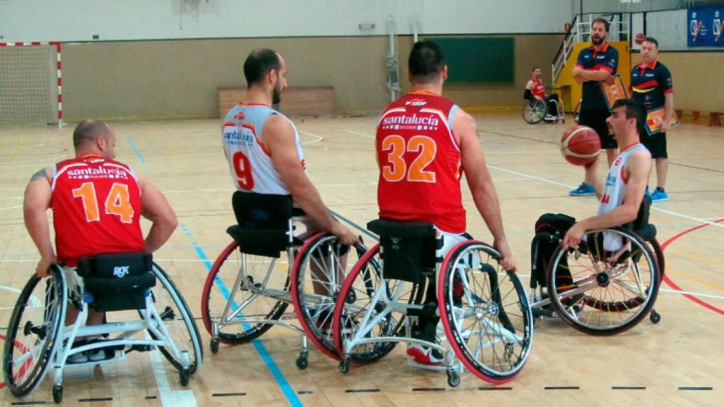 Fran Lara en un partido con la selección. Foto: FEDDF