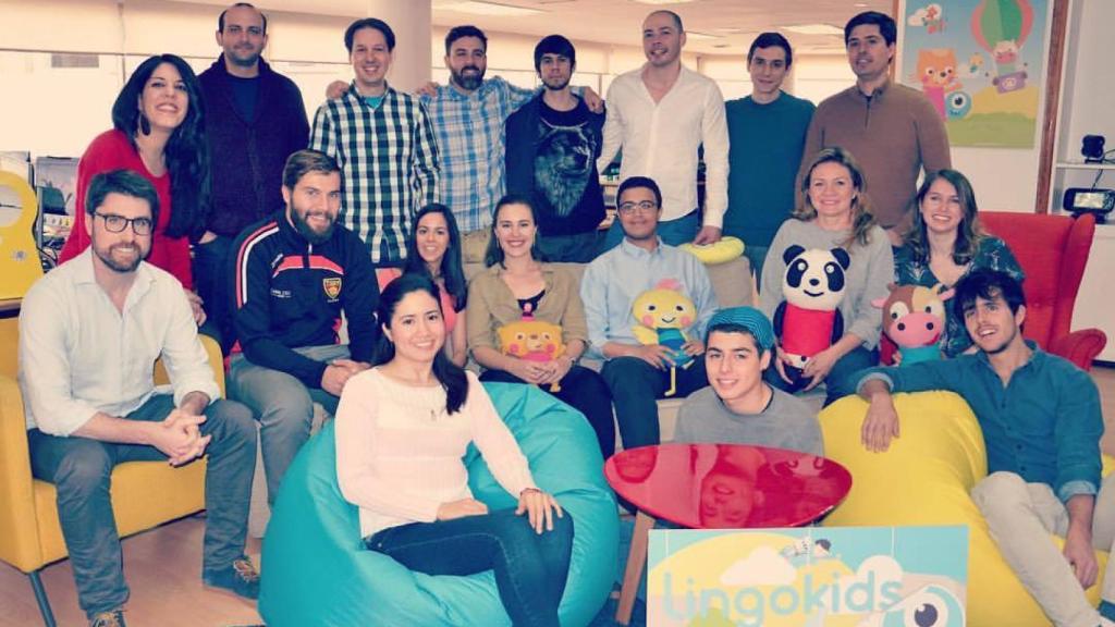 El equipo de Lingokids en Madrid.