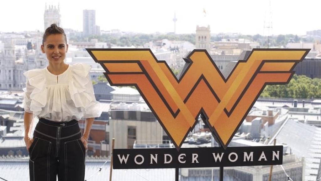 Elena Anaya en la presentación de Wonder Woman.