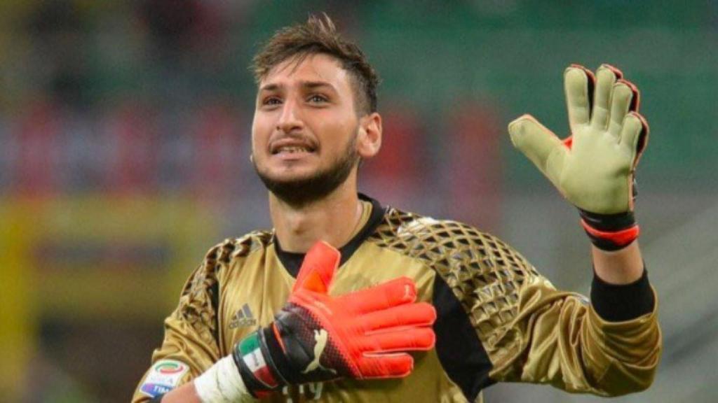 Donnarumma celebra con el Milan. Foto: Instagram (@gigiodonna1)