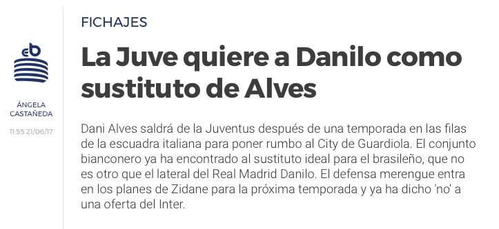 Achraf, el sustituto de Danilo si ficha por la Juventus