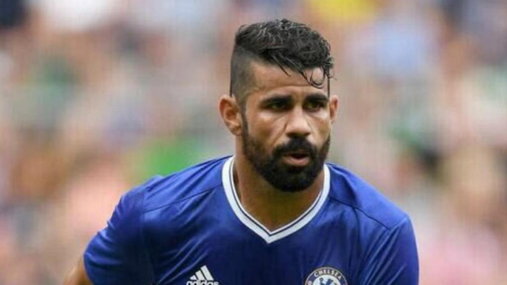 Diego Costa durante un partido con el Chelsea. Foto: Twitter (@diegocosta)