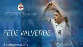 Fede Valverde, cedido al Dépor   Foto: rcdeportivo.es