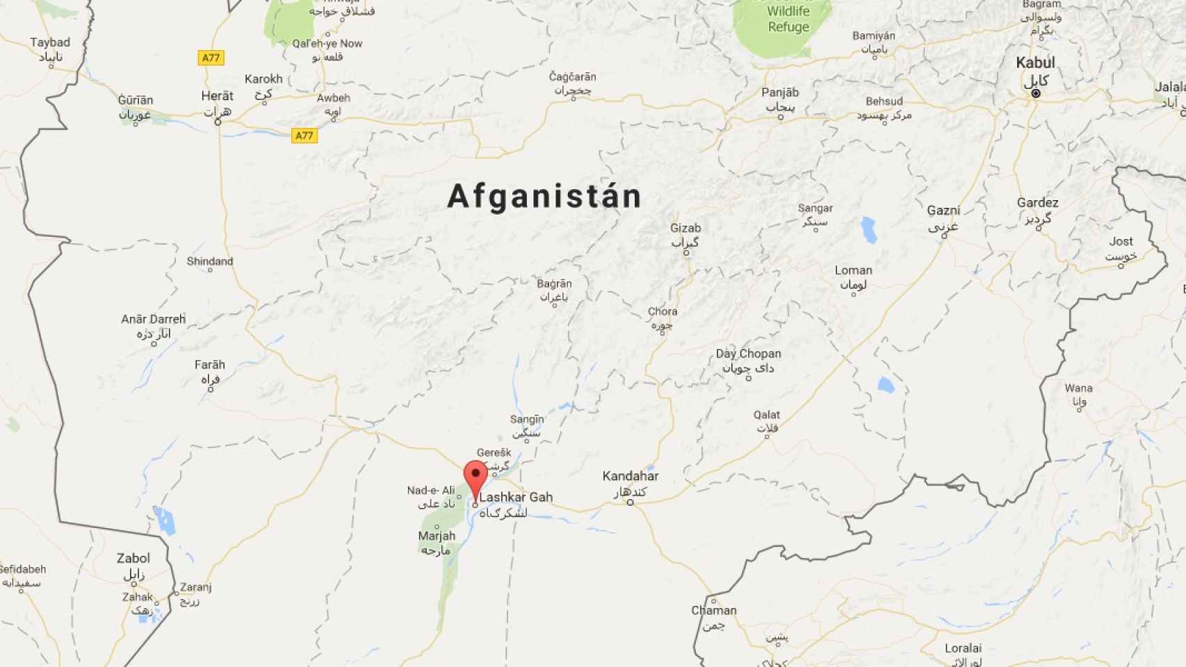 El ataque se ha producido en Lashkargah, al sur del país