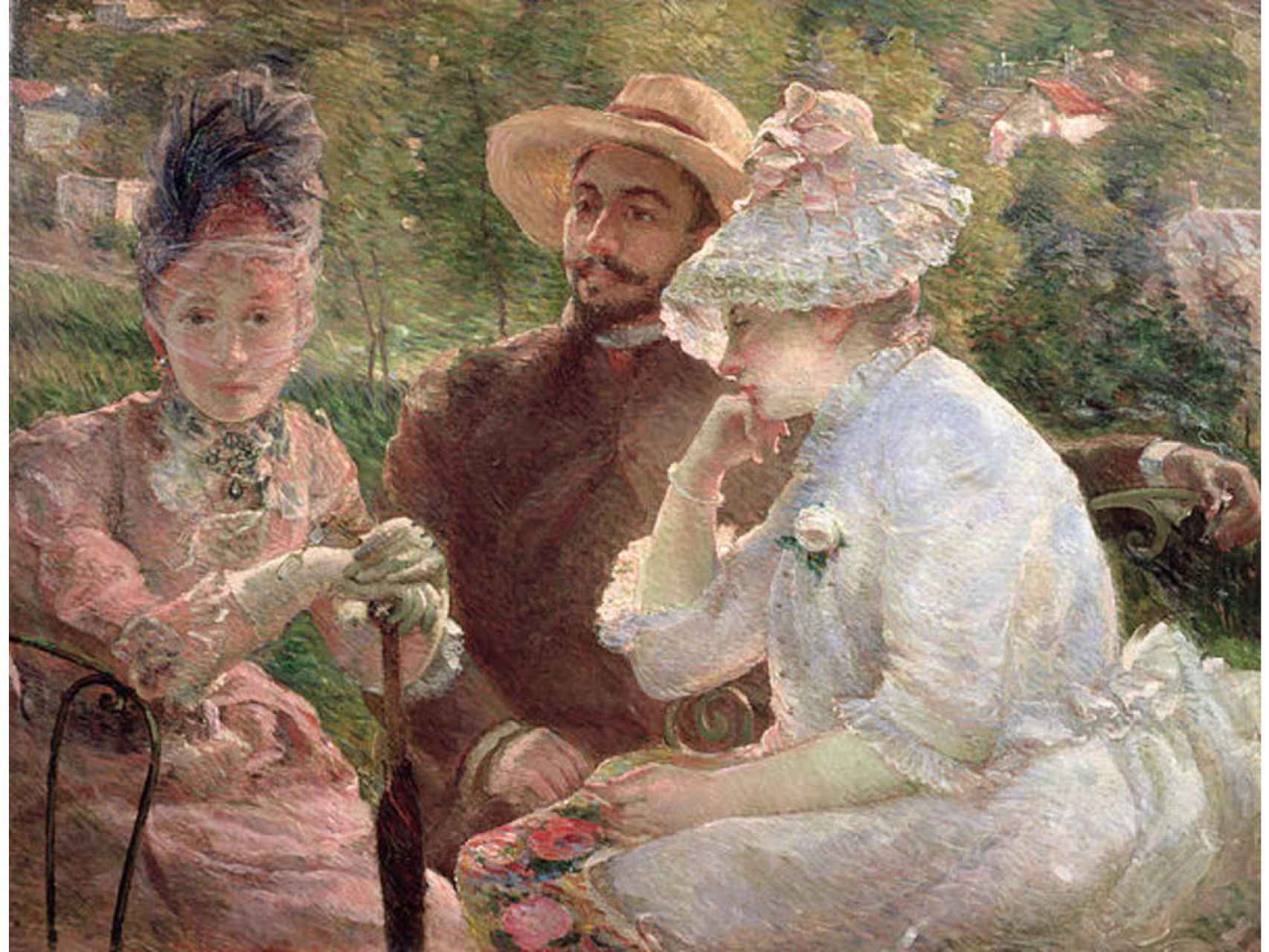 En la terraza en Sèvres, 1880