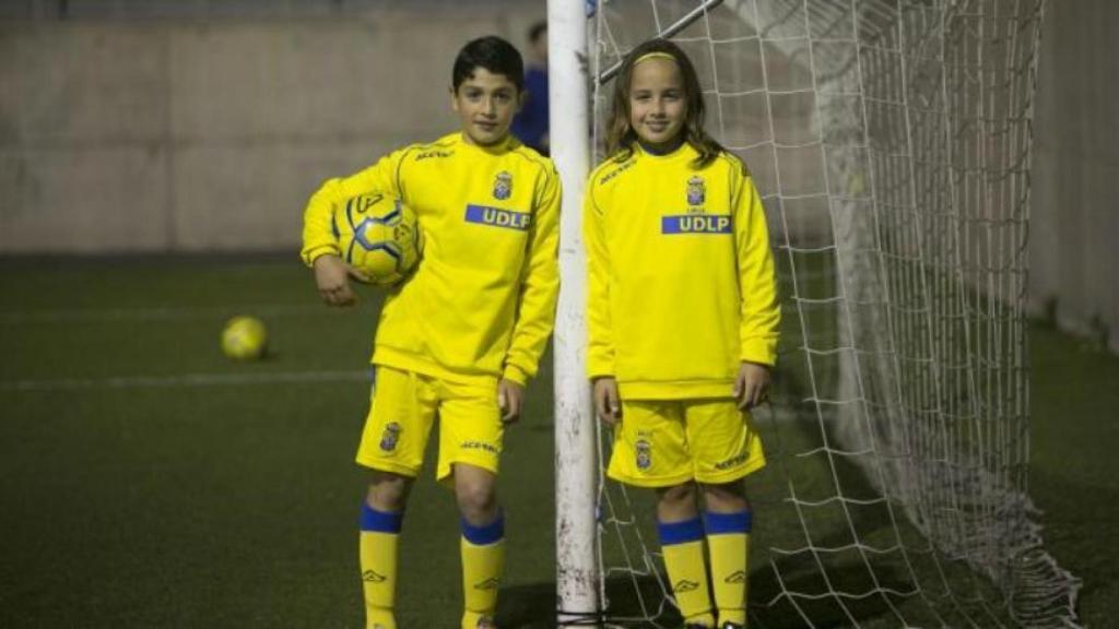 Borja Alonso (izquierda) y su compañero Jesús Belza. Foto: udlaspalmas.es