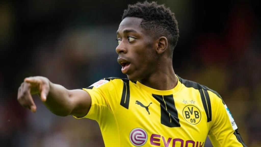 Dembélé con el Dortmund. Foto bvb.dees