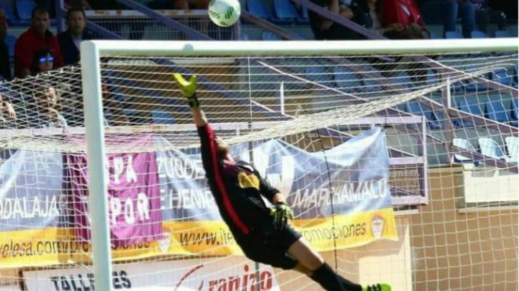 Javi López seguirá defendiendo la portería villarrubiera. Foto: J. Andrés Merino (CD Guadalajara)