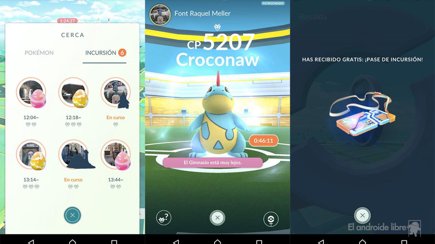 Incursiones en Pokémon GO: lista de criaturas que podremos capturar