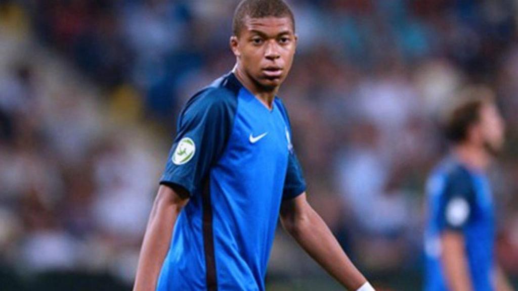 Mbappé, con Francia   Foto: Twitter (@equipedefrance)