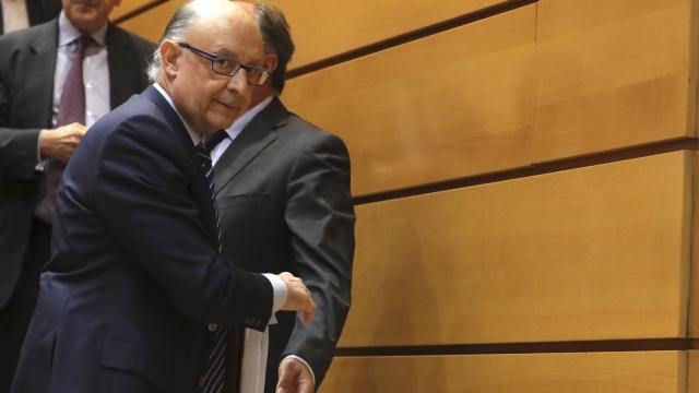 Montoro, tras una intervención en la Cámara.