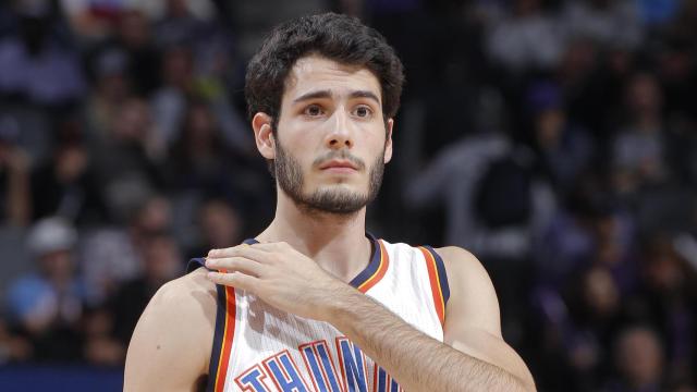 Álex Abrines con los Thunder.