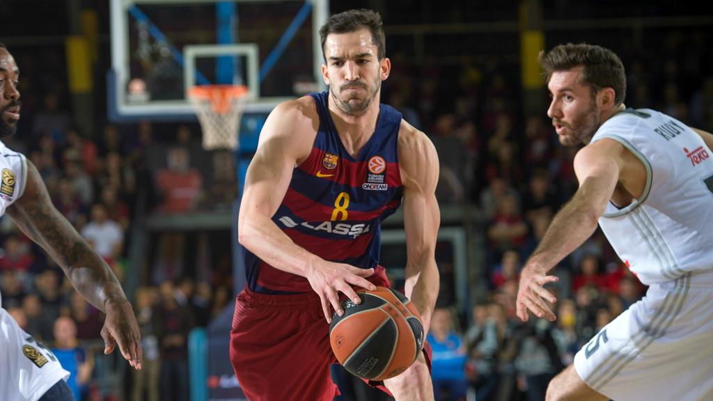 Pau Ribas con el Barça la pasada temporada.