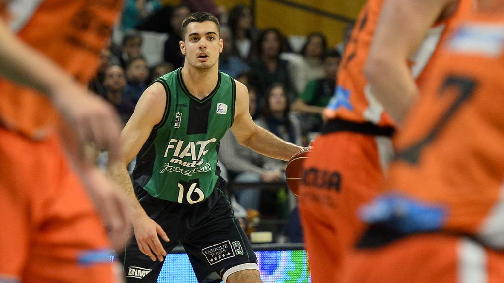 Alberto Abalde con el Joventut esta temporada.