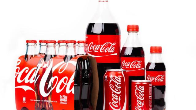 Group of Coca-Cola products