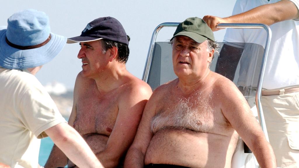 Amancio Ortega, durante unas vacaciones en Ibiza.