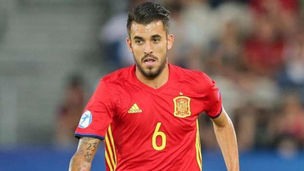 Dani Ceballos, en el España-Italia.