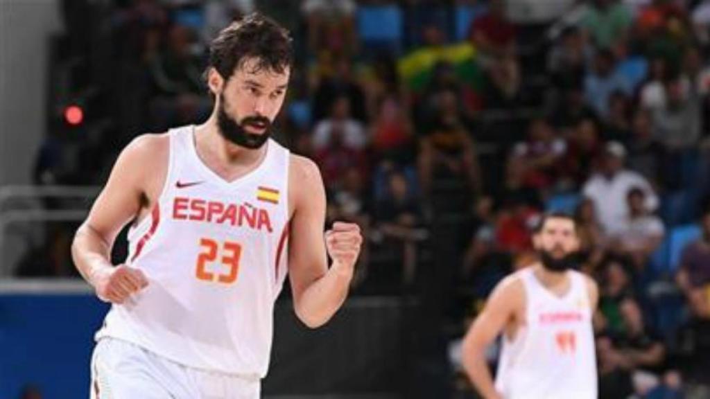 Sergio Llull con la selección española. Foto: feb.es