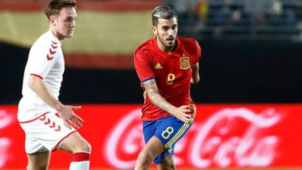 Dani Ceballos, con la Sub21   Foto: sefutbol.com