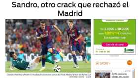 Sport presumía de Sandro y su 'no' al Madrid