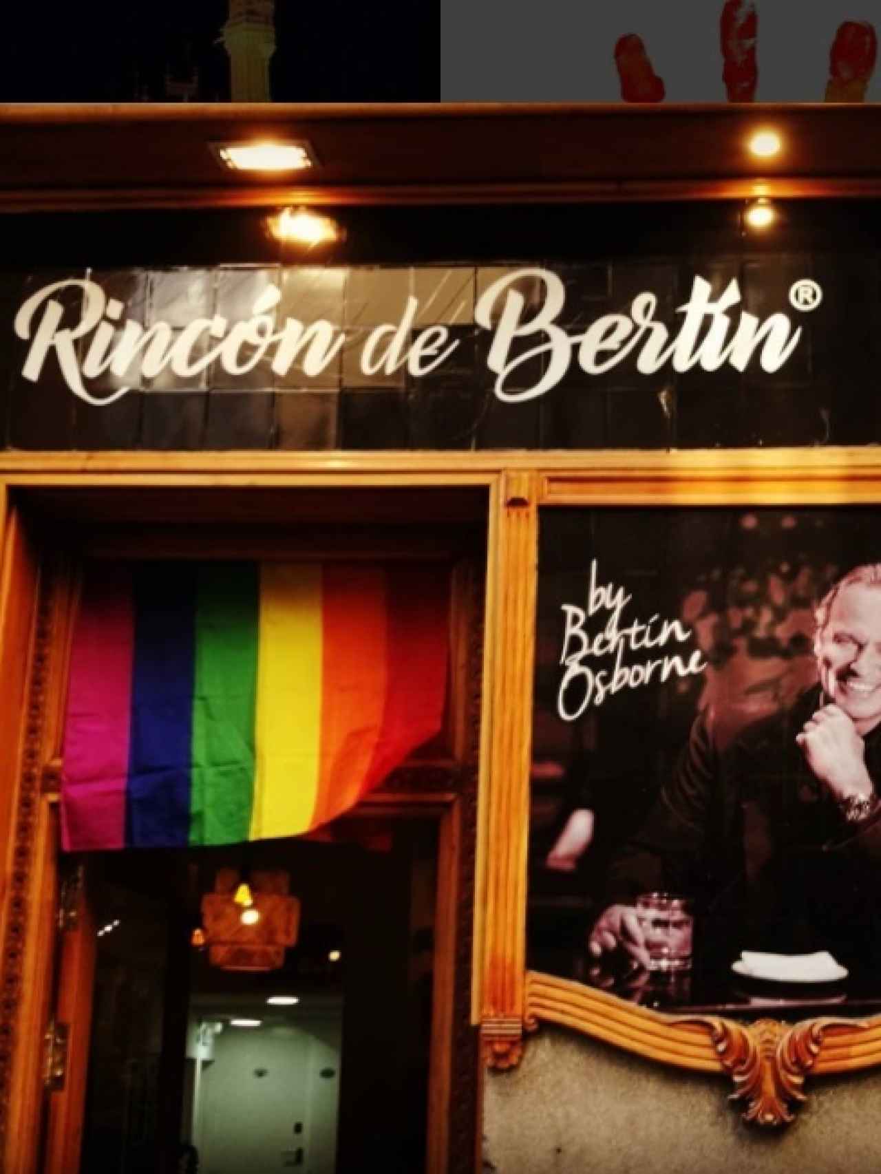 Imagen del bar de Bertín Osborne en el centro de Madrid.