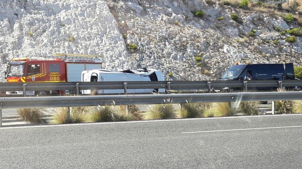 El accidente tuvo lugar en la AP-7, a la altura de Torremolinos