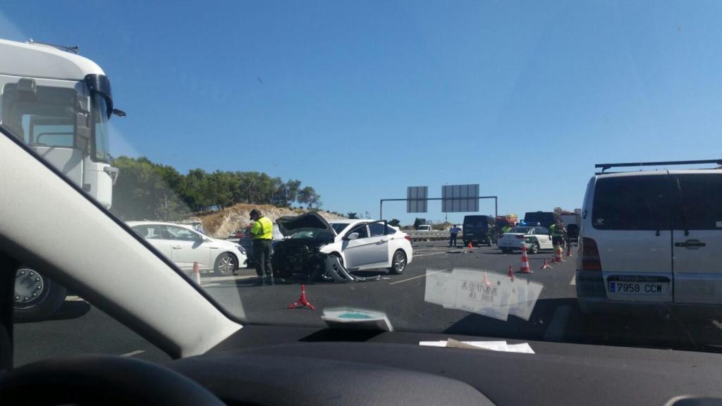 Imagen del lugar del accidente.