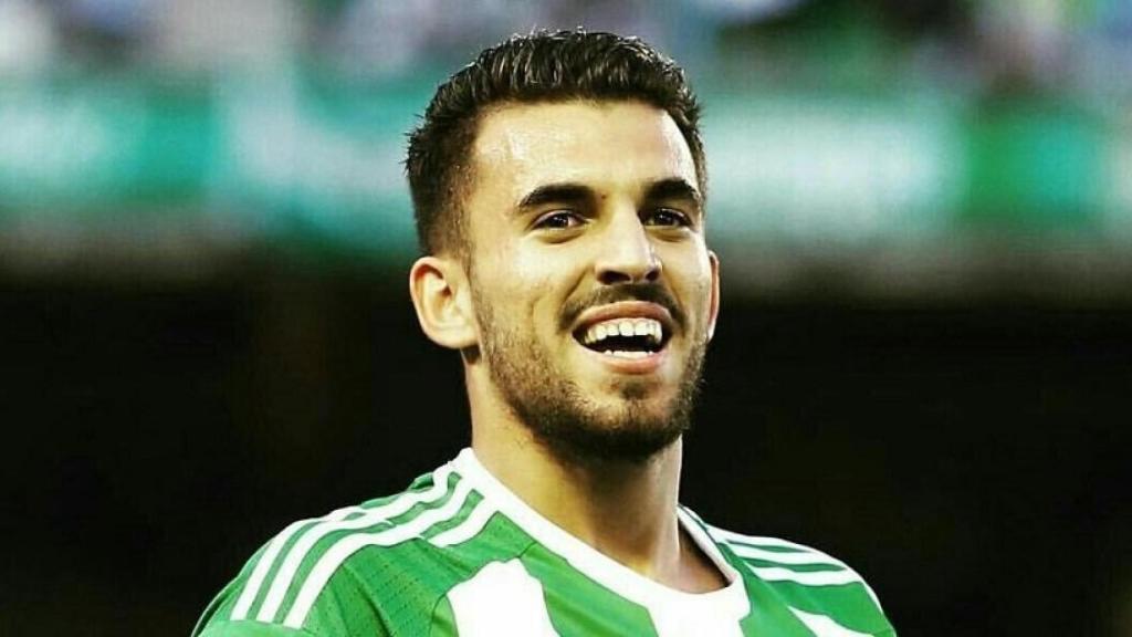 Ceballos, en un partido con el Betis. Foto: Twitter (@DaniCeballos46)