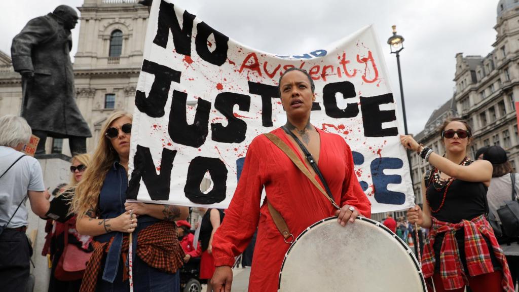 Una protesta a favor del aborto legal en Irlanda del Norte.