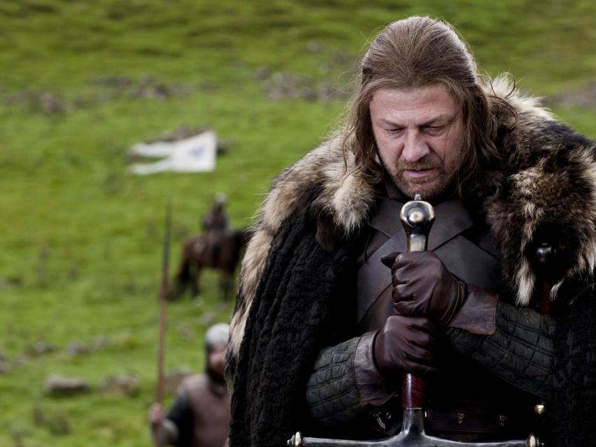 Sean Bean en su papel de Eddard Stark.