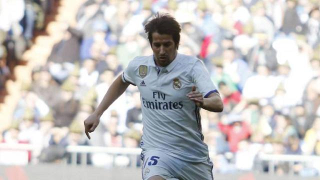 Coentrao durante un partido con el Real Madrid.