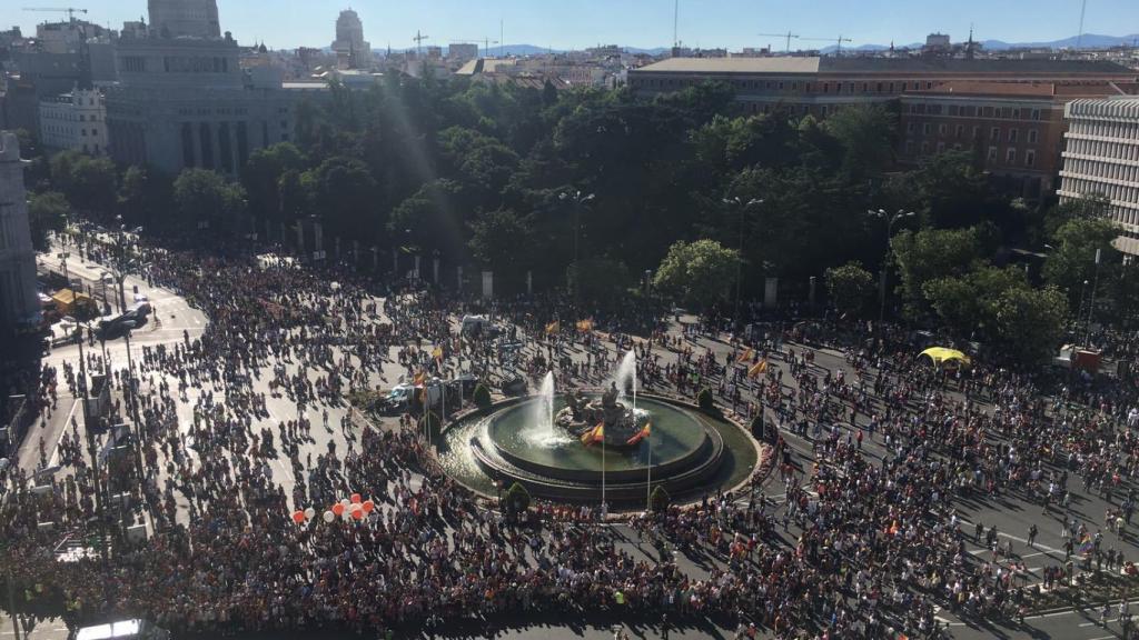 La plaza de Cibeles.