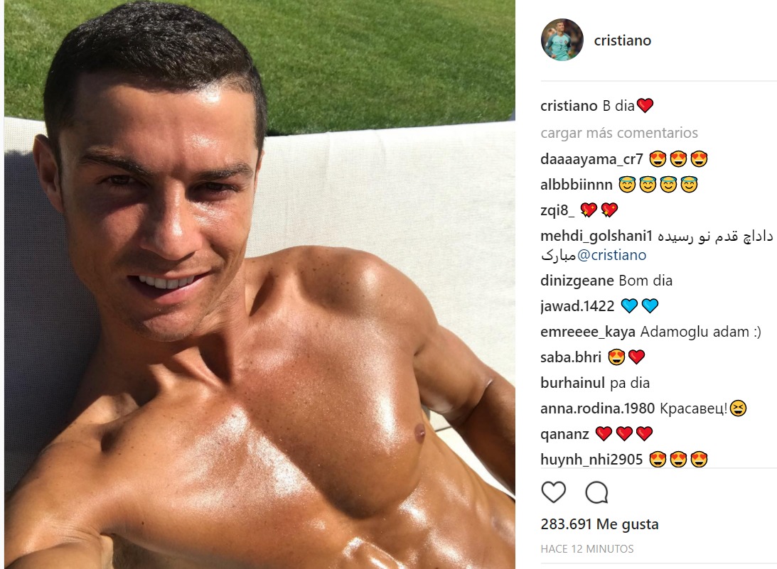 Cristiano no pierde la sonrisa antes de la reunión con Florentino Pérez