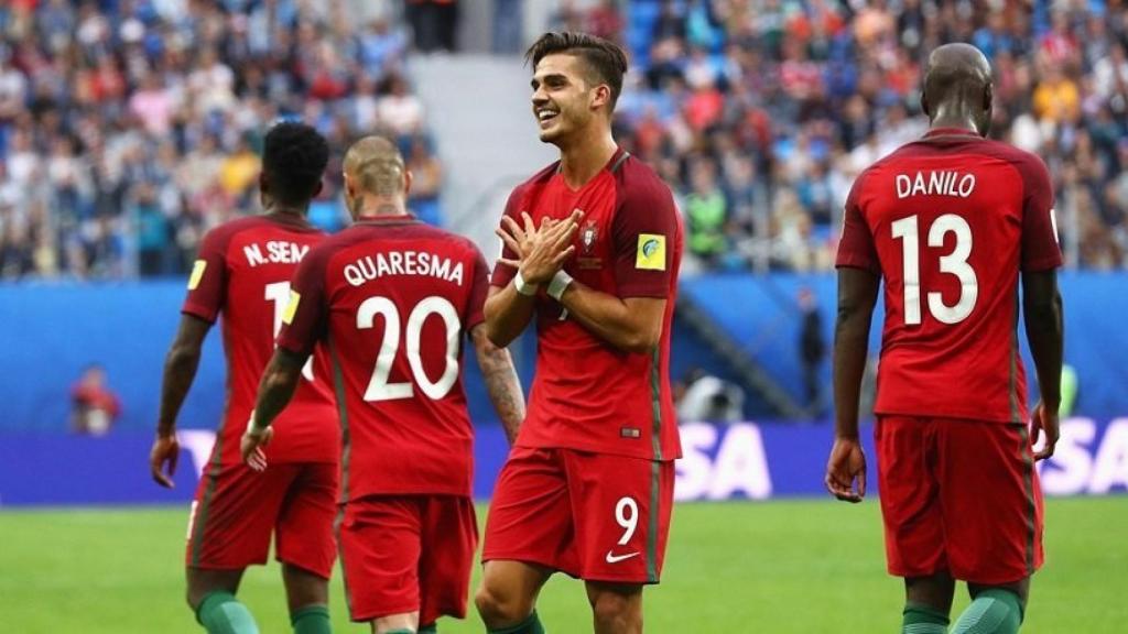 André Silva celebrando su gol. Foto: fifa.com