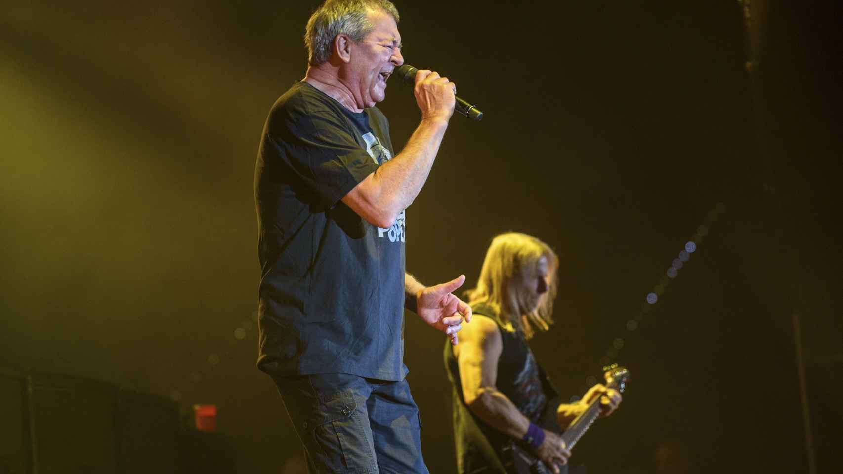 Deep Purple, durante una actuación de su gira en España.