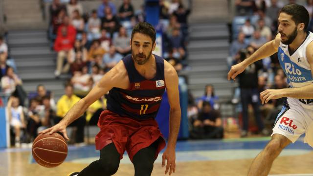 Juan Carlos Navarro en uno de sus últimos partidos con el Barça.