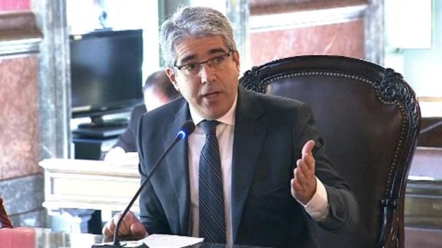 Francesc Homs, declarando durante su juicio en el Supremo