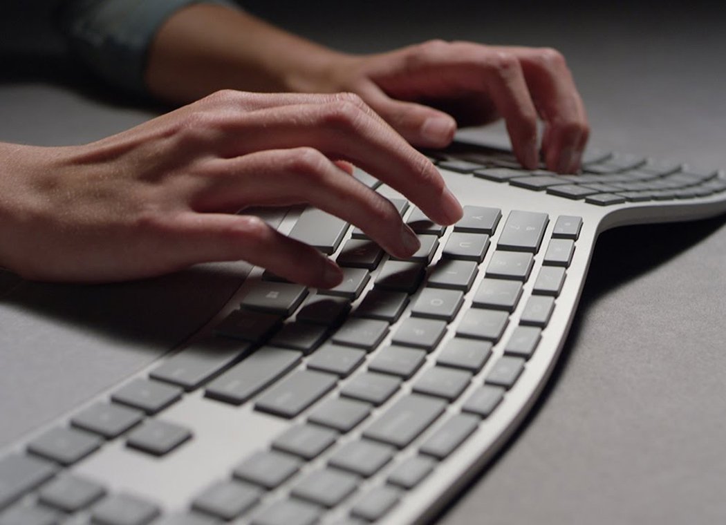 teclado microsoft surface ergonomic